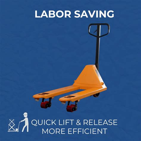Inaithiram HPT25PU Heavy Duty Hydraulic Hand Pallet Truck - 2.5Ton Capacity