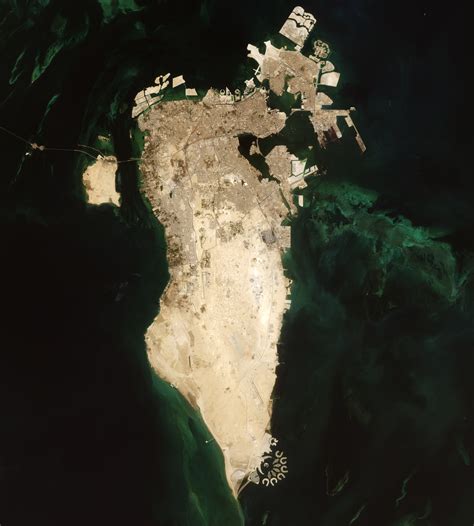 Satellite Map Of Bahrain