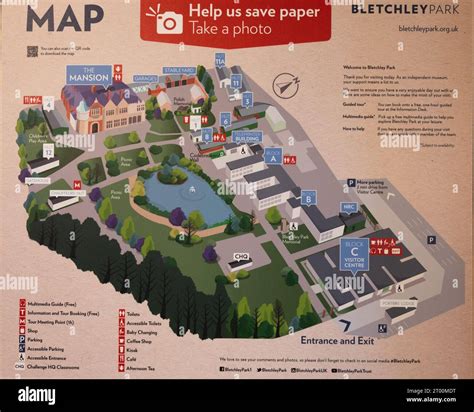 Carte. Bletchley Park, autrefois le berceau de la codebreaking britannique, accueille également ...