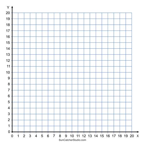 Numbered Graph Paper Printable | Grid Paper Printable