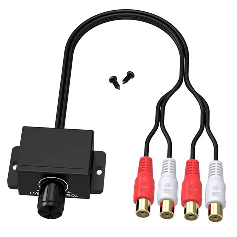 Upgrade Version Universal Car Amplifier Audio RCA Amplifier Gain Level ...