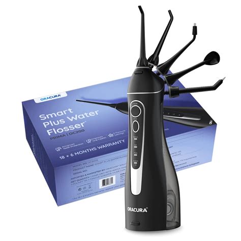 ORACURA® Smart PLUS Water Flosser® OC200 With 5 Tips | Portable ...