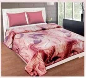 Buy OMAJA HOME Fleece Winter King Size Woolen Warm Double Bed Bedsheet ...