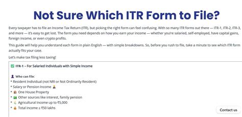 Tax season chaos: This Excel tool tells you exactly which ITR form to ...