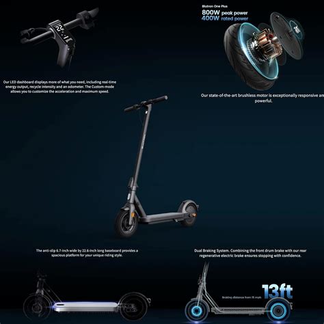 Buy Blutron One S40 Electric Scooter, 700W Peak Power Motor, Impressive ...