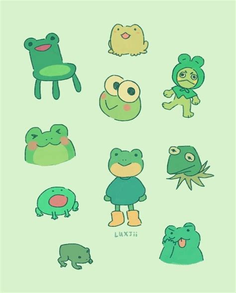 frog drawing pinterest