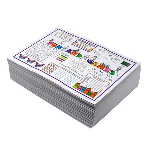 Paterson Paper White Paper Placemats Disposable - 10” x 14” - Bulk 1000 ...