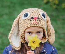 Image result for Crochet Bunny Hat Korean