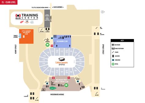 Little Caesar Arena Venue & Parking Maps | 313 Presents