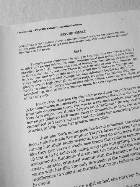 Image result for How to Script Treatment