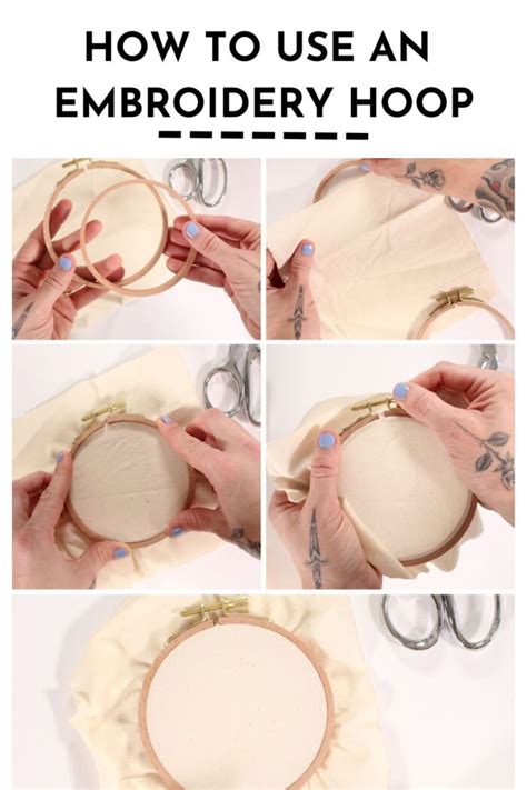 Embroidery Hoop Tutorial 的图像结果