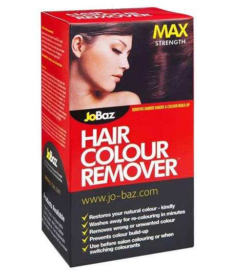 brown hair dye remover