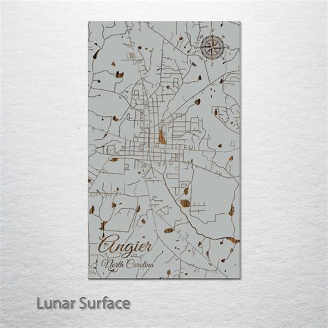 Angier, North Carolina Street Map