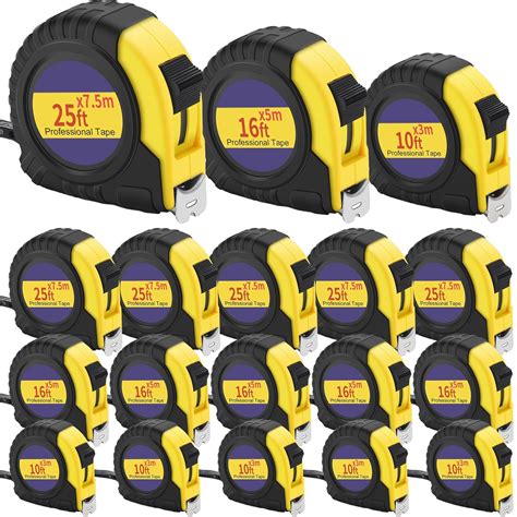 Xuhal Tape Measure,15 Pcs Bulk Easy Read Measuring Tape Retractable ...