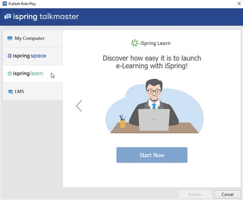 Publishing to iSpring Learn