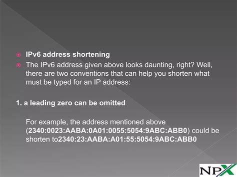 IPv6 Address Format | PPTX