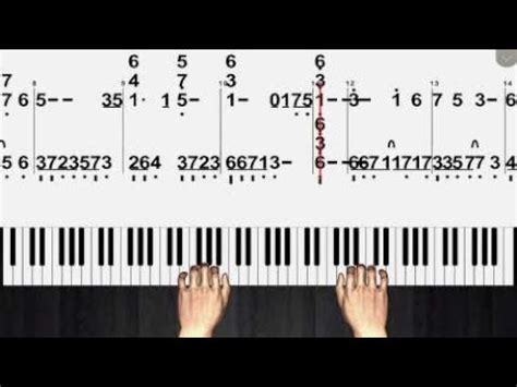 《无羁》钢琴独奏谱双手简谱太好听了 - YouTube