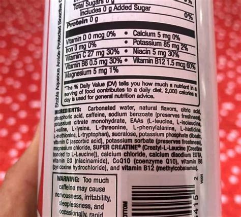 Bang Energy Drink Ingredients Taurine at Rene Neal blog