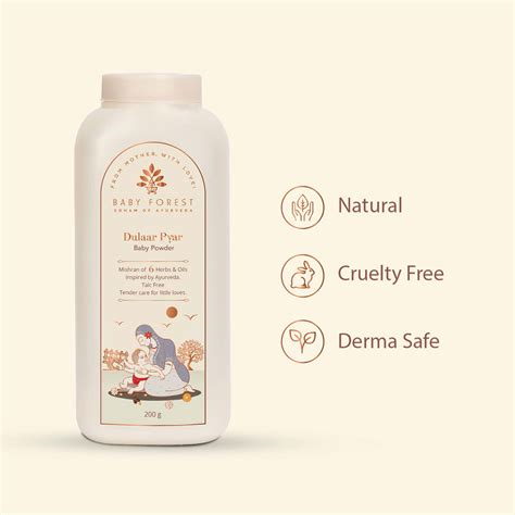 Buy DULAAR PYAR TALC-FREE BABY POWDER WITH CHAMOMILE FLOWER OIL,JOJOBA ...