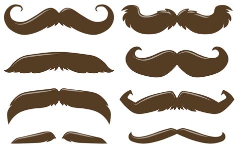 Brown Moustache Clip Art