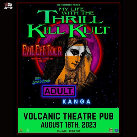 My Life With The Thrill Kill Kult Tickets at Volcanic Theater Pub in ...