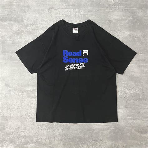 90s ICBC ROAD SENCE company tee