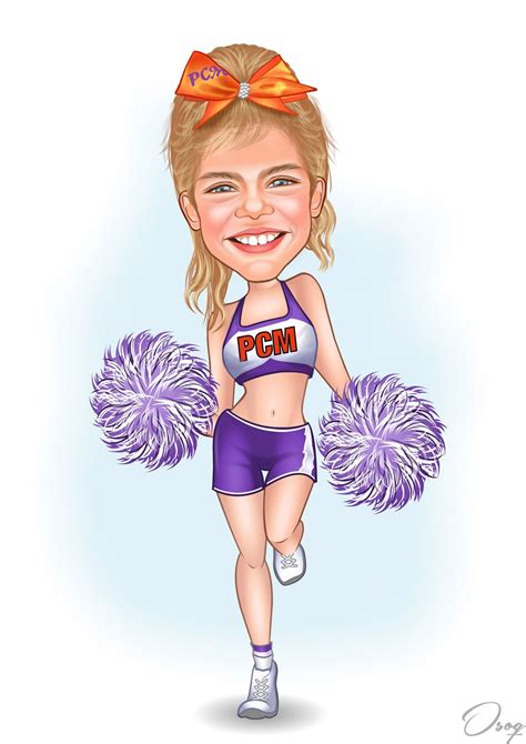 cheerleader pictures cartoon