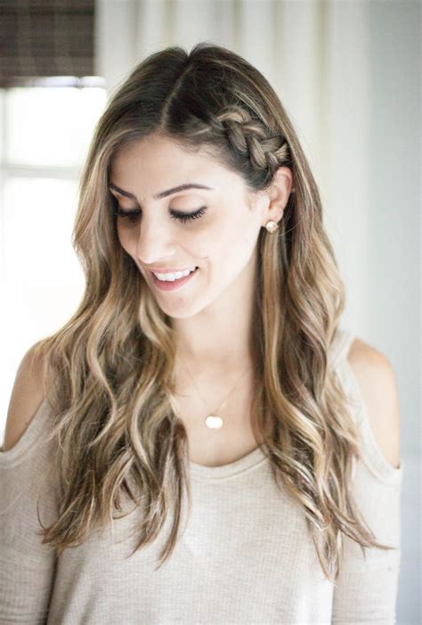 Beauty // Half Up Side Braid Hair Tutorial - Lauren McBride | Side ...