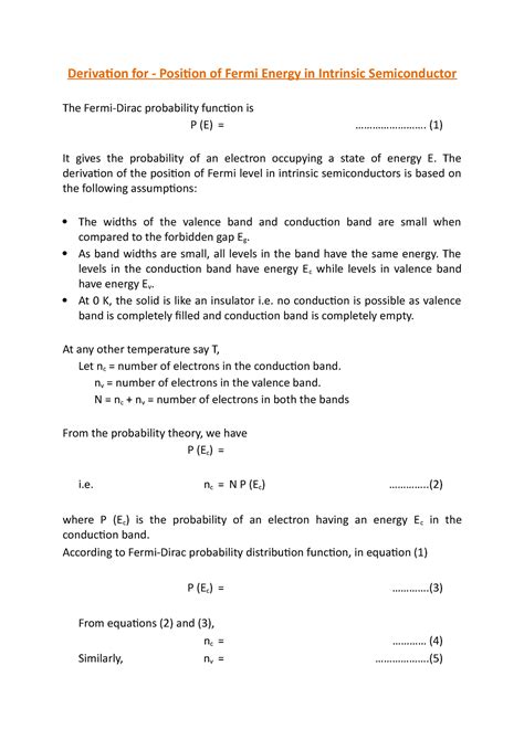 Derivations - SSP - by sarika salunke - Derivation for - Position of ...