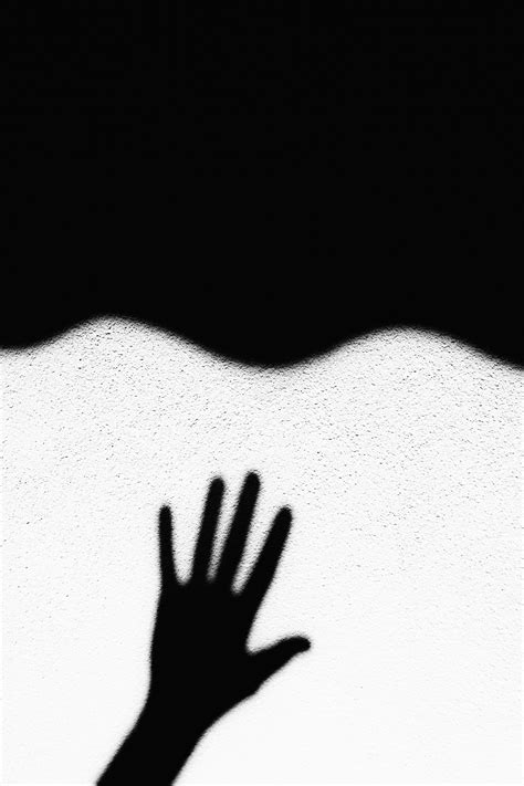 Download wallpaper 4000x6000 wall, hand, shadow, black and white, bw hd ...