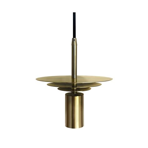 Saturno Pendant Lamp Holder - Antique Brass - CristalRecord LED Lighting