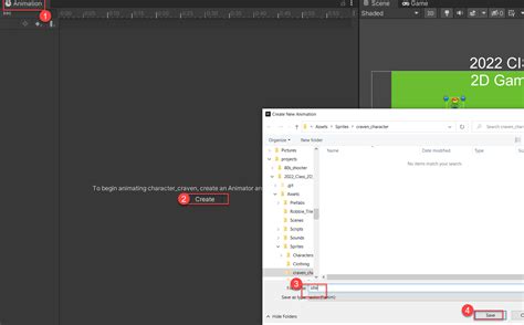 Create Animation Unity 的图像结果