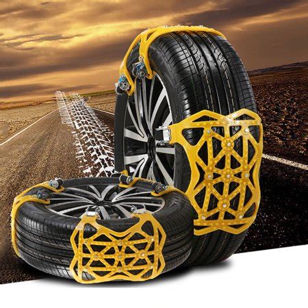 Car Anti Skid Emergency Chain Non-Slip Anti-Slip Tire Belt Winter ...