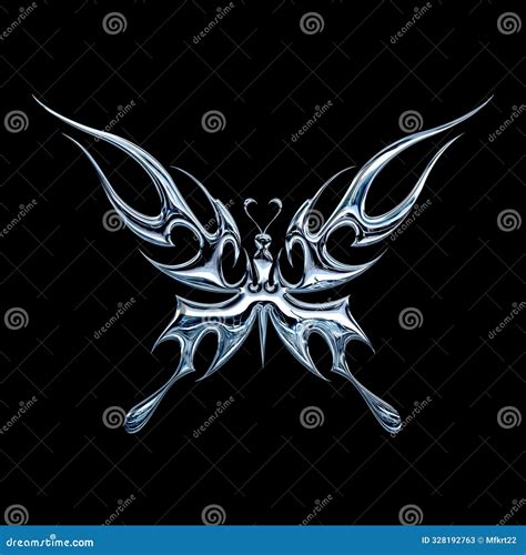 Cyber Sigilism Poster. Neo Tribal Gothic Style Shape. Cartoon Vector ...