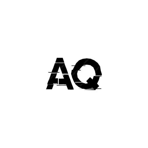 Premium Vector | Aq monogram logo design letter text name symbol ...