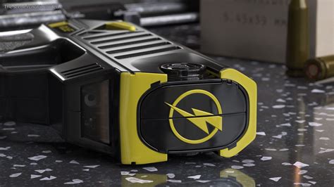 Compact Stun Gun LASER Pulse Black 3D Model $34 - .3ds .blend .c4d .fbx ...