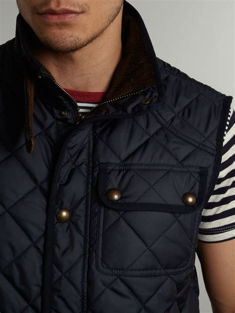 Polo ralph lauren Padded Gilet Vest in Blue for Men | Lyst