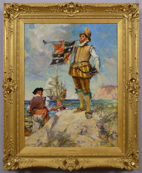 Arthur David McCormick - Historical genre oil painting of a royal ...