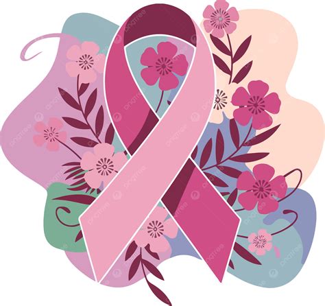 Breast Cancer Awareness Month Pink Ribbon Vector, Breast Cancer ...