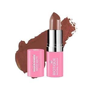 Buy Biotique Natural Makeup Starkissed Moist Matte Lipstick, Dancing ...