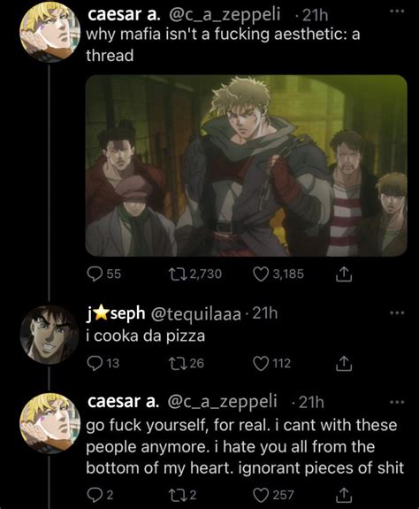 pizza | /r/ShitPostCrusaders/ | Why Mafia Isn't an Aesthetic / I Cooka ...