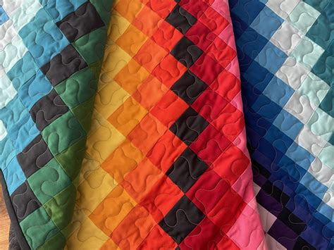 The Fleming's Nine: Rainbow Bargello with a Twist