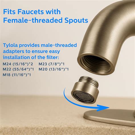 Tylola LongLasting Bathroom Sink Faucet Water Filter India | Ubuy