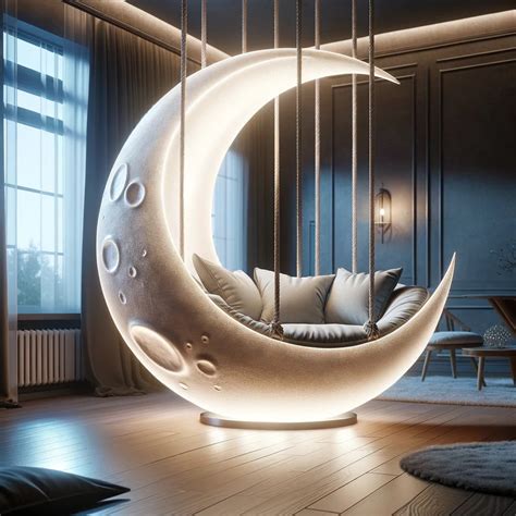 Embracing the Celestial: A Journey through Moon-Inspired Hanging Chairs