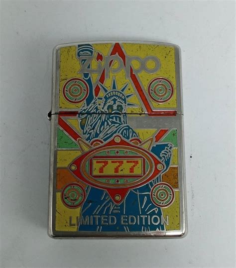 Y99 【火花確認済み】オイルライター ZIPPO LIMITED EDITION ジッポ 自由の女神 777 喫煙グッズ 喫煙具 現状品 ライター