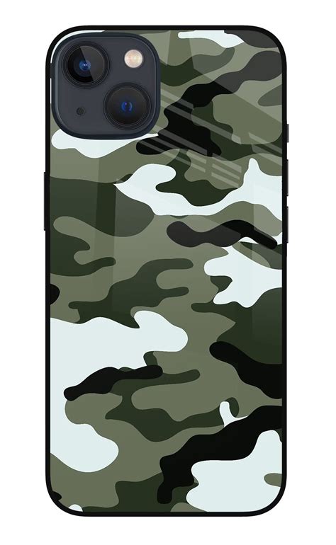 Buy Now Camouflage Glass Case for iPhone 13 Online | Casekaro