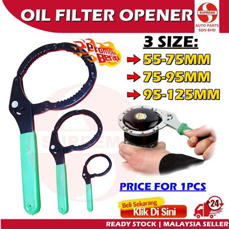 S2U Oil Filter Opener Wrench Tools Perodua Proton Toyota Honda Ford Suzuki Buka Minyak Hitam ...