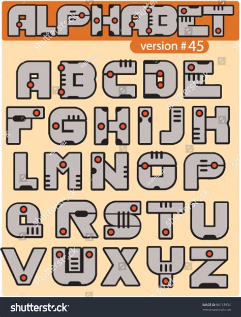 Techno Typewriter Font 的图像结果