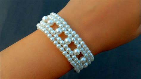 bracelet ideas with pearl beads