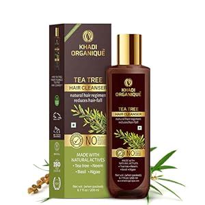 Buy Khadi Organique Tea Tree Shampoo | SLS & Paraben Free | Herbal ...